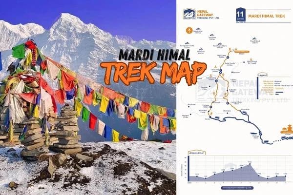 Mardi Himal Trek Map