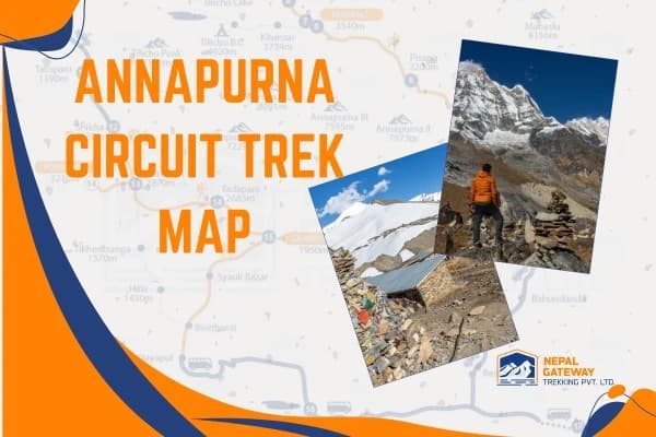 Annapurna Circuit Trek Map