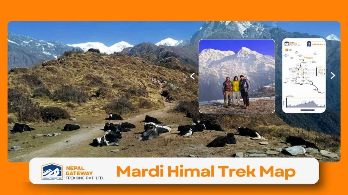 Mardi Himal Trek Map
