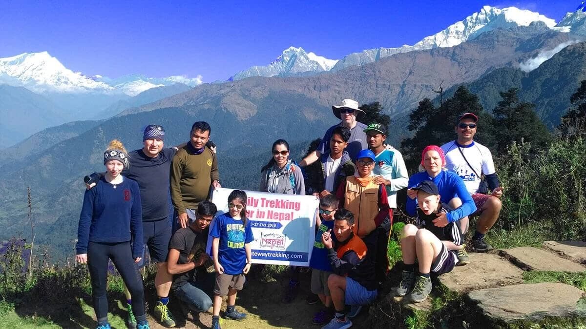 Trekking to Ghorepani Poonhill