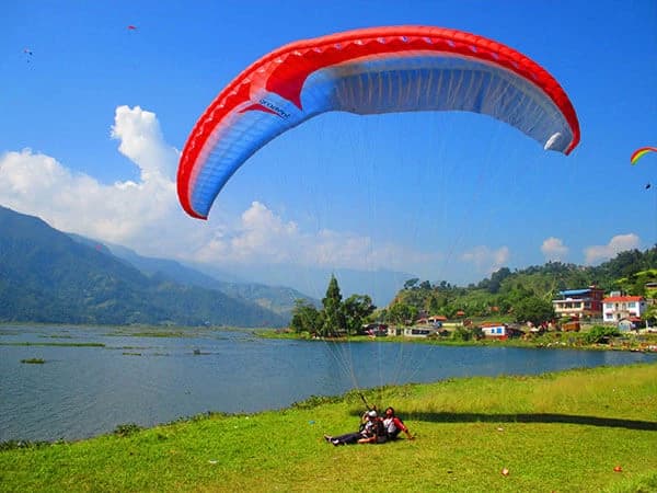 Paragliding in Nepal