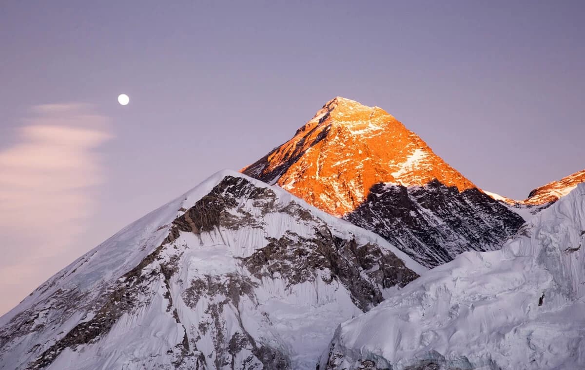 Sunset in Mount Everest