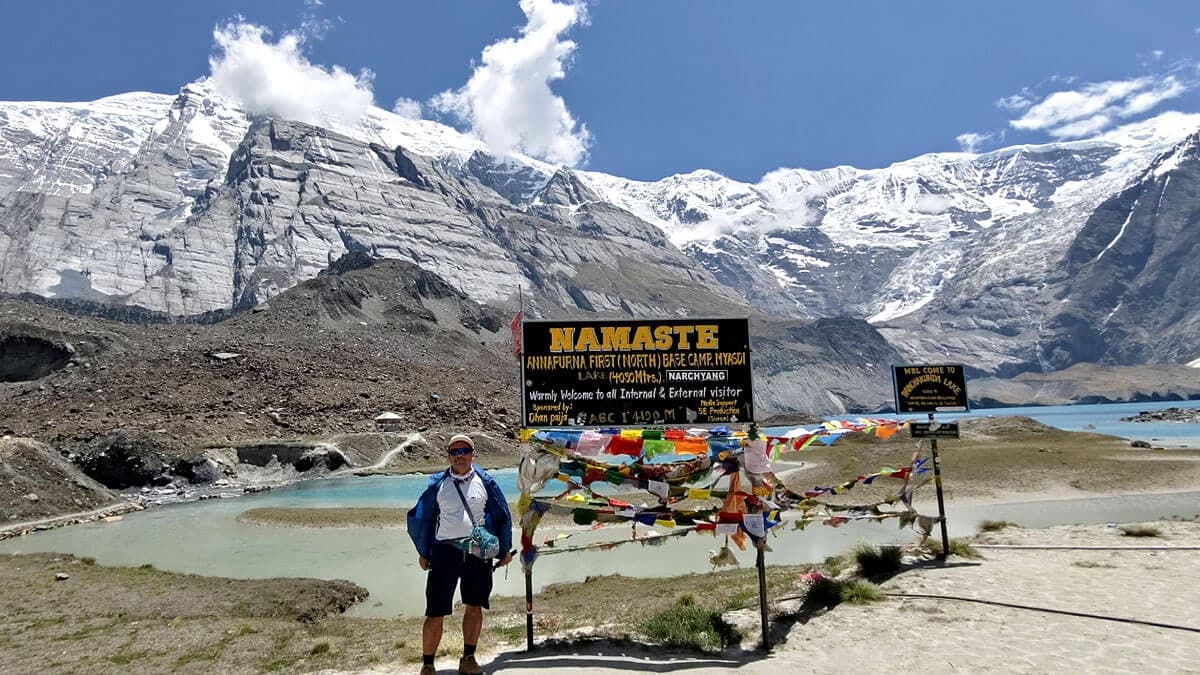 View from North Annapurna Base Camp