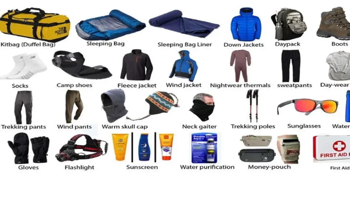 manaslu-trek-packing-list