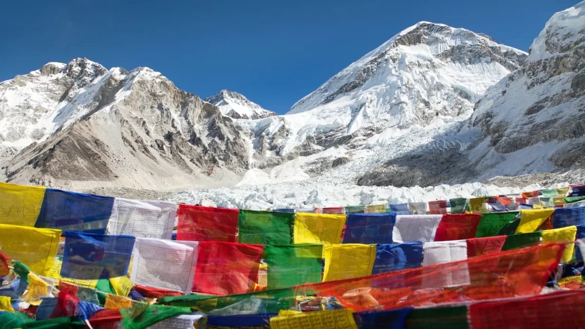 flags-in-camp-area-of-ebc