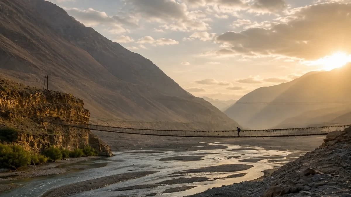 golden-light-over-kali-gandaki-river-bridge