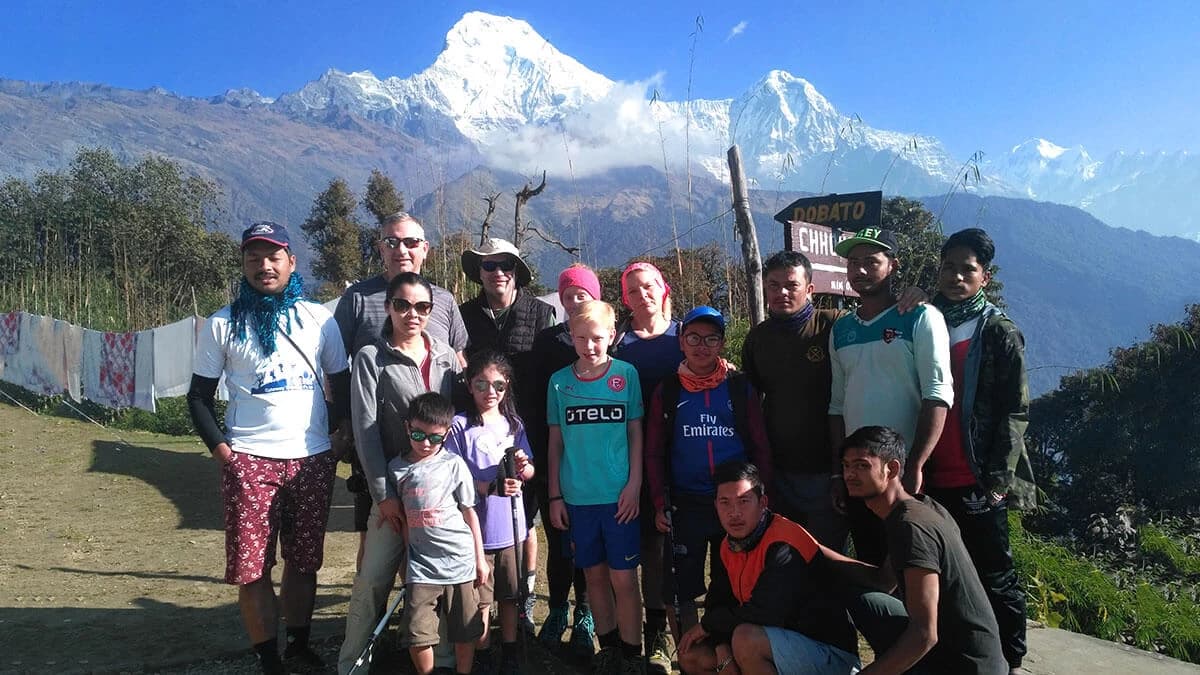 Trekking in Nepal with kids