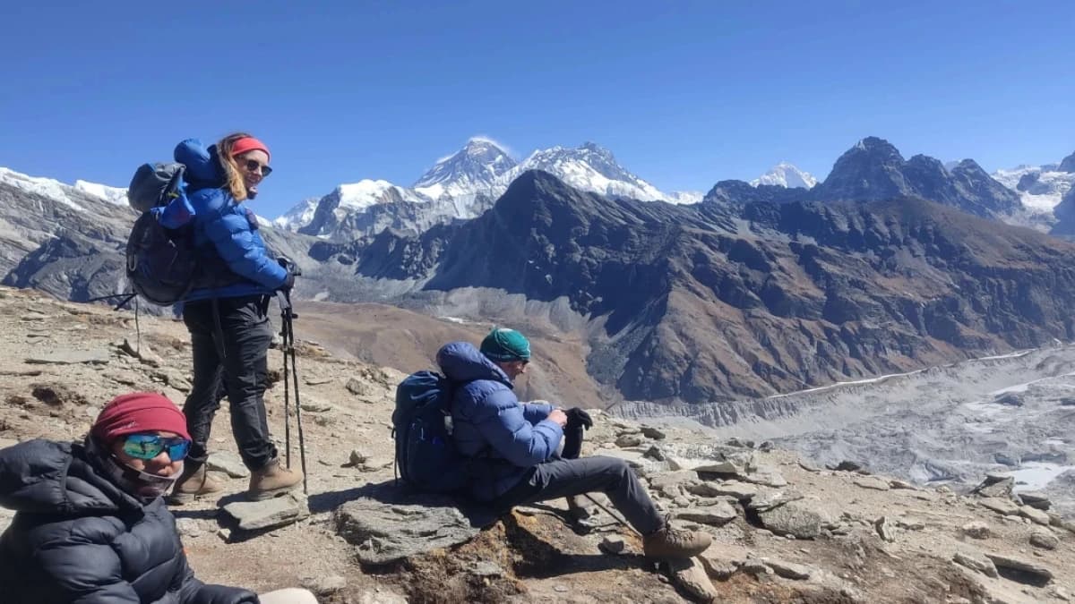 Foreigners Trekking in Nepal