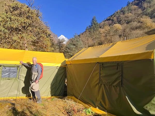 Camping In Tsho Rolpa Lake Trek