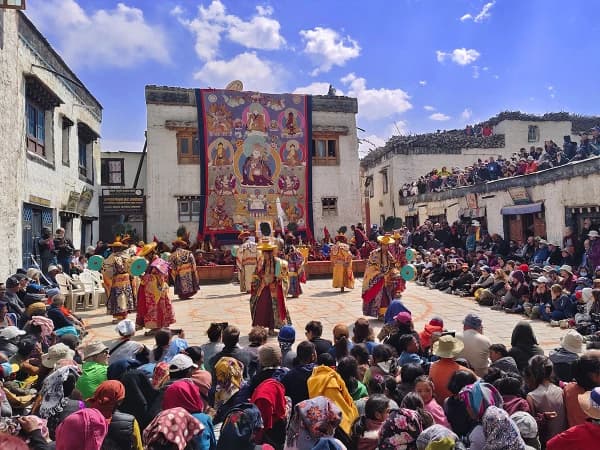 Celebrating Teej Festival In Lomanthang