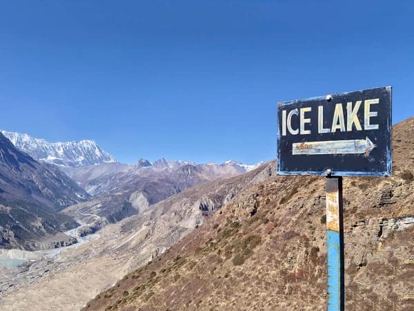Challenging Hike To Ice Lake Annapurna Circuit Trek