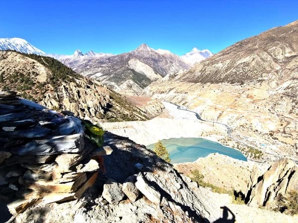 Gangapurna Lake Is Glacial Lake In Manang