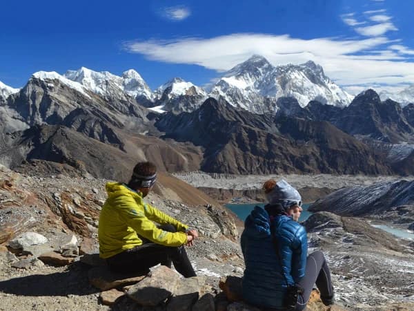 Lake Glacier Mountain View From Renjo La