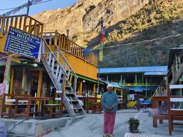 Local Tea Houses Are Common Type Of Accommodation On The Annapurna Circuit Trek