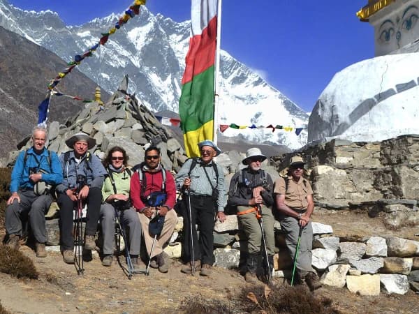Mount Lhotse From Dingboche Valley