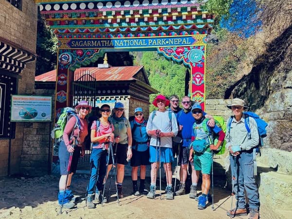 Sagarmatha National Park Jorsalle Entrance Gate