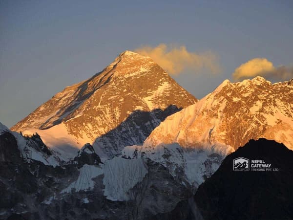 Sunset View Of Everest From Gokyo Ri
