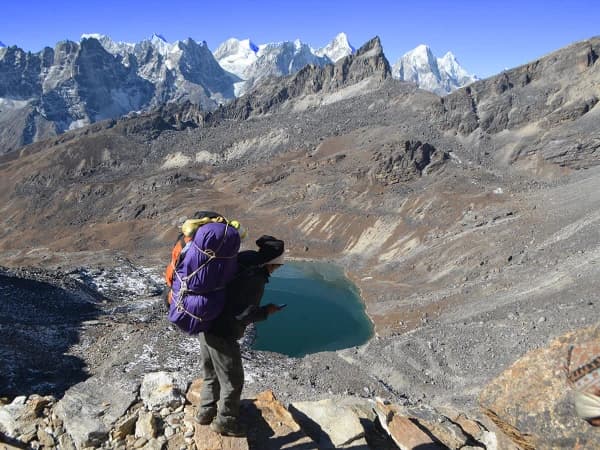 View From Renjo La Pass Trek
