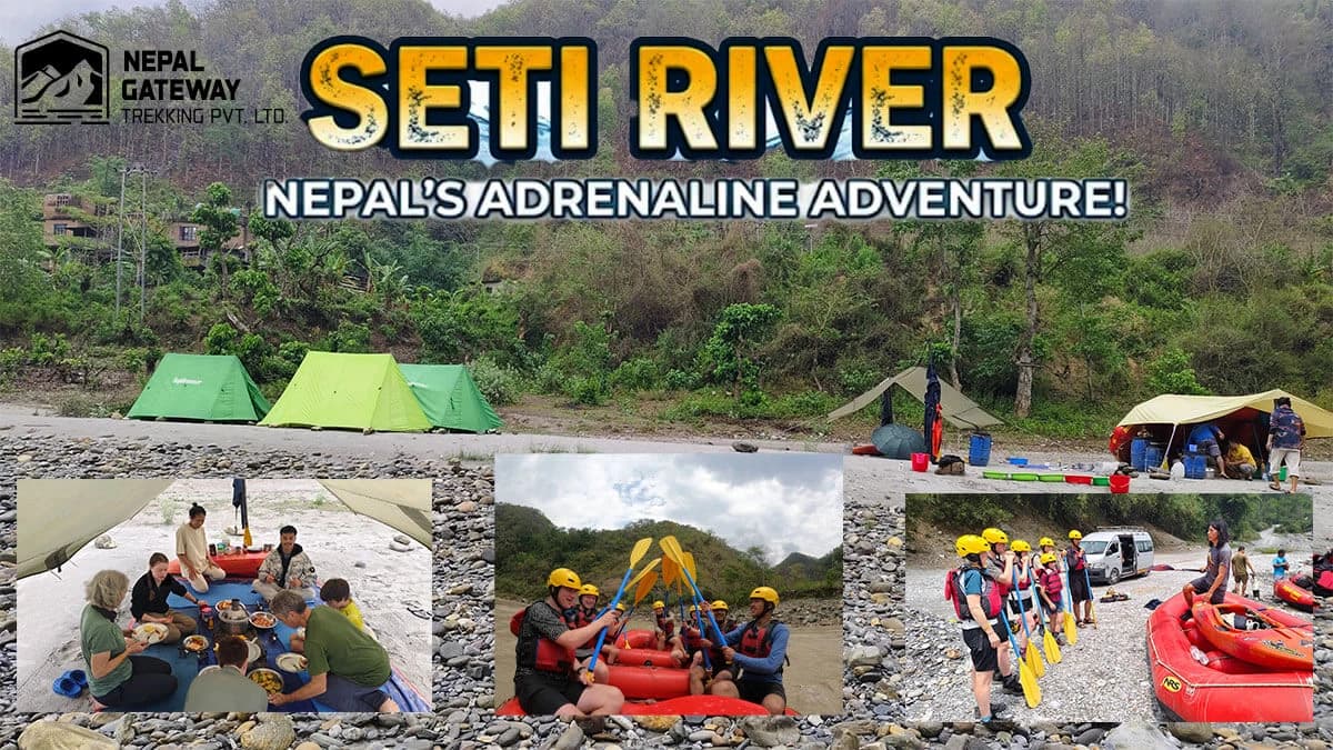 Seti river rafting in nepal