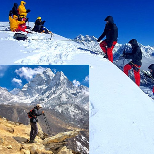 Trekking and climbing in Nepal